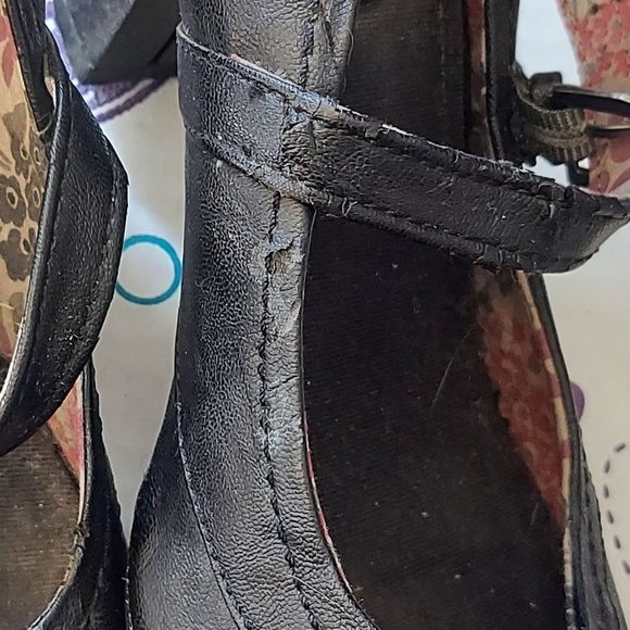 Spring sz 37 Black Mary Jane Pumps - Picture 7 of 7